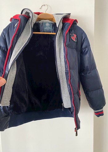 Erkek Çocuk Lacivert Fermuarlı Mont - Görsel 4