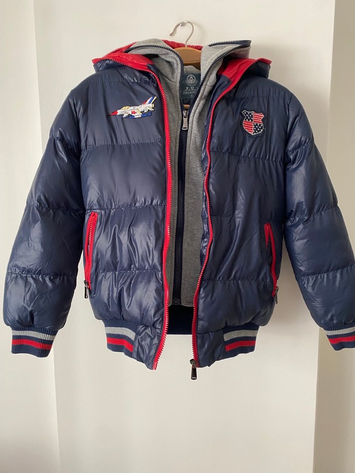 Erkek Çocuk Lacivert Fermuarlı Mont - Görsel 3