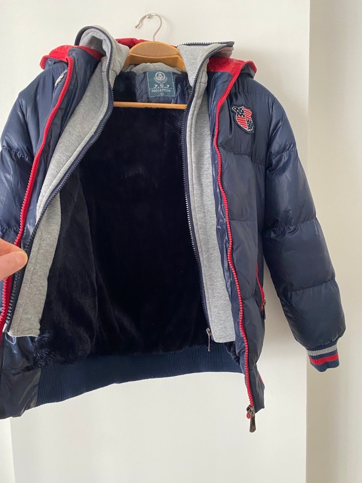 Erkek Çocuk Lacivert Fermuarlı Mont - Görsel 4