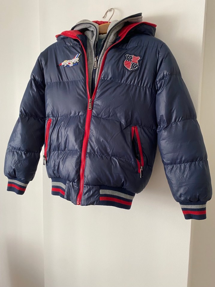 Erkek Çocuk Lacivert Fermuarlı Mont - Görsel 2