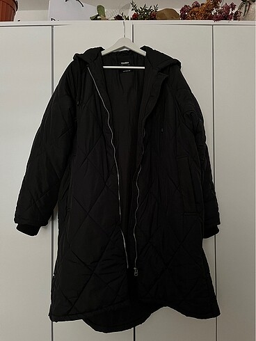Pull bear şişme uzun mont