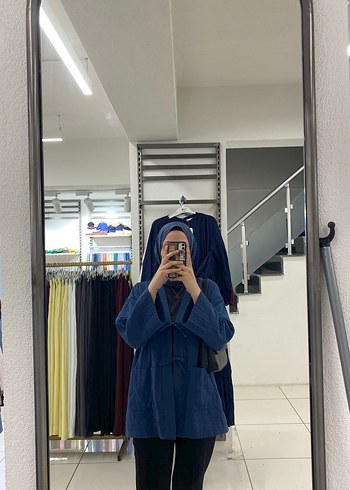 38 Beden LCW Lacivert Kimono
