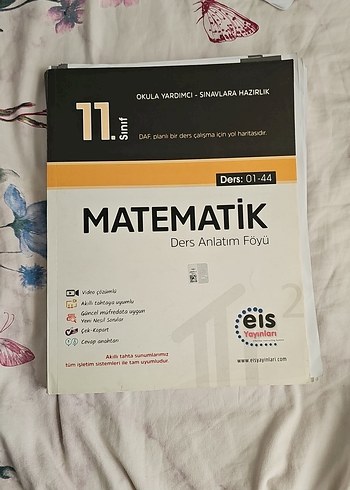 11. Sınıf Matematik Ders Anlatım Föyü