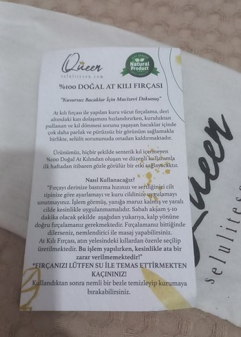 Doğal At kılı fırça - Görsel 3