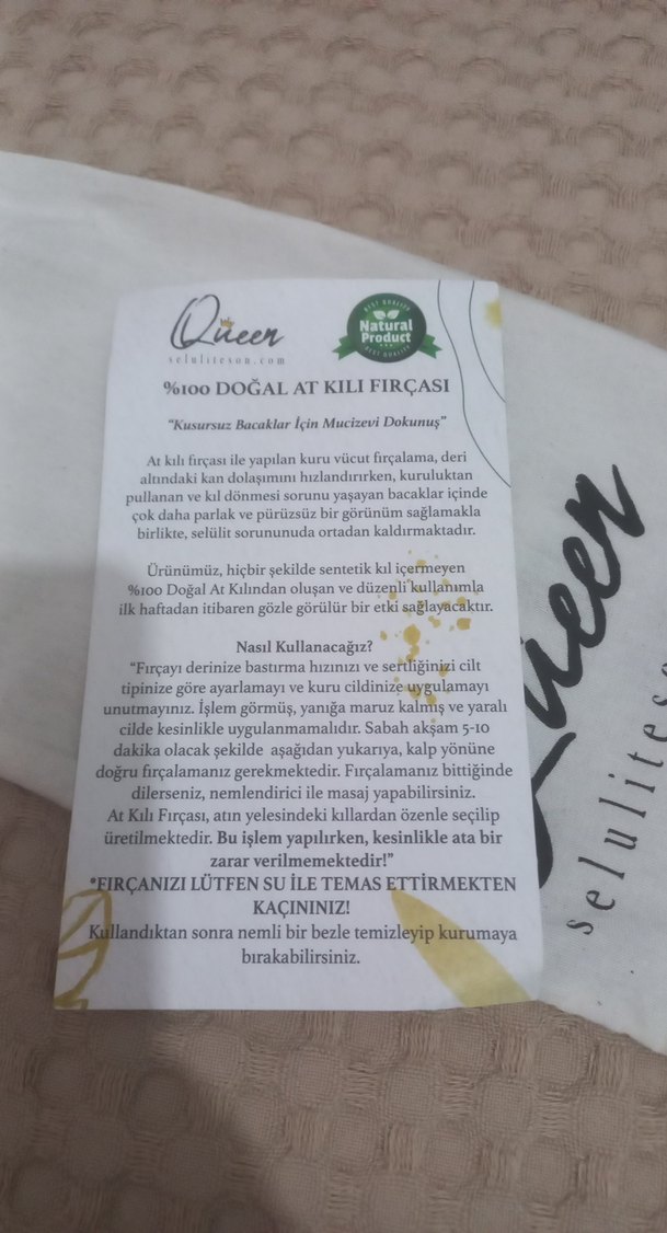 Doğal At kılı fırça - Görsel 3