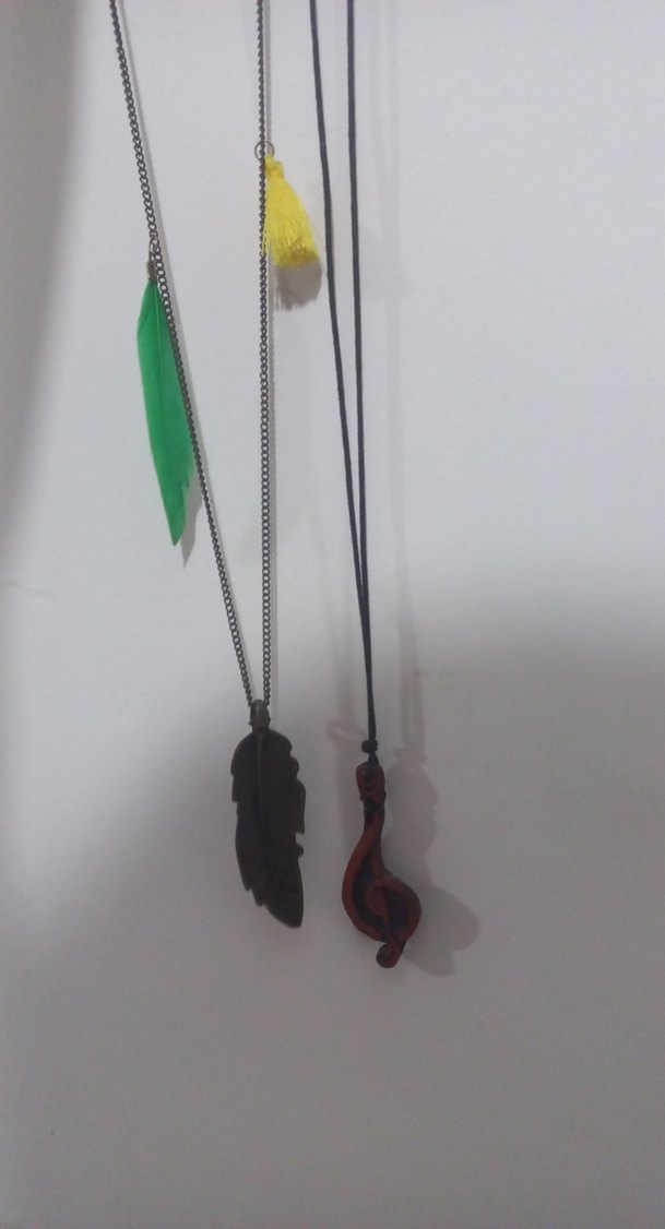 Uzun Etnik Püsküllü Bohem Kadın Kolye - Görsel 2