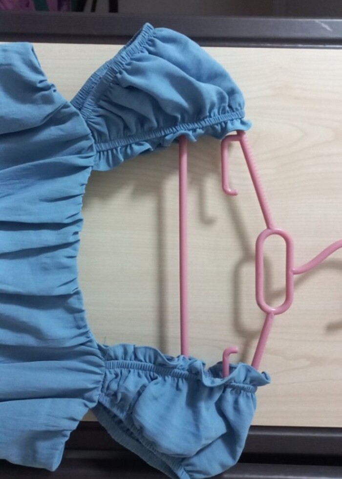 Mavi korseli büstiyer - Görsel 3