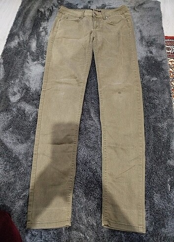 SKİNNY KETEN PANTALON