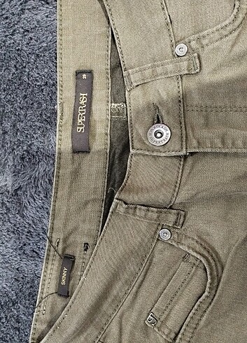 Supertrash SKİNNY KETEN PANTALON