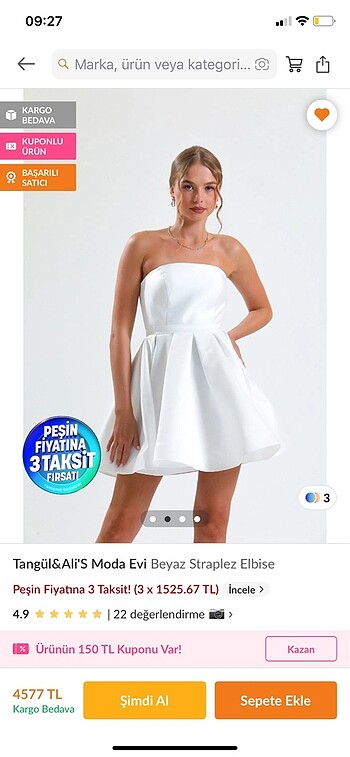 38 Beden Beyaz saten after/ bride abiyesi