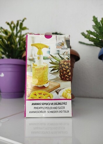 Sıfır ürün ananas soyucu dilimleyici