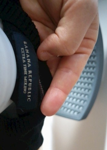 Siyah V Yaka Uzun Kollu Yün Kazak - Görsel 3