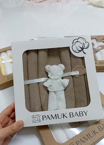 yeni doğan 7li Doğal Pamuk Havlu Mendil Seti | El Emeği - Görsel 8