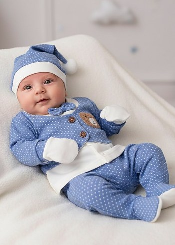 Minik Beyefendi 5'li Hastane Çıkışı Yenidoğan Seti - Görsel 2