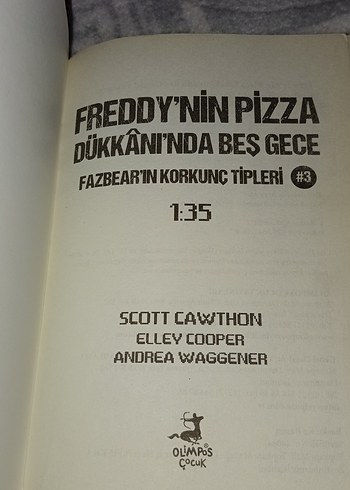 Freddy'nin Pizza Dükkanı'nda Beş Gece - Komik Kitap - Görsel 5