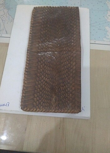 Beden haki Renk Gerçek yılan derisinden cüzdan