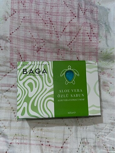 Baga marka aloe vera özlü sabunu hiç açılmamış