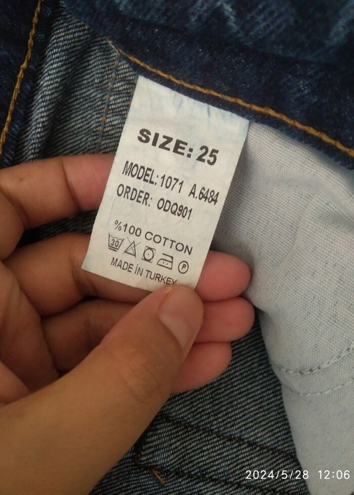 Jeans yüksek bel - Görsel 2