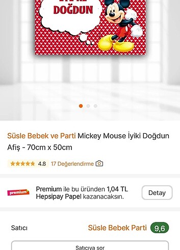  Beden İyiki doğdun pankart Mickey Mouse