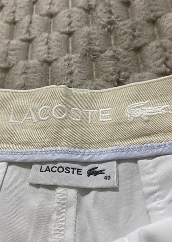 Beyaz Kadın Bermuda Şort Rahat Kesim - Görsel 2