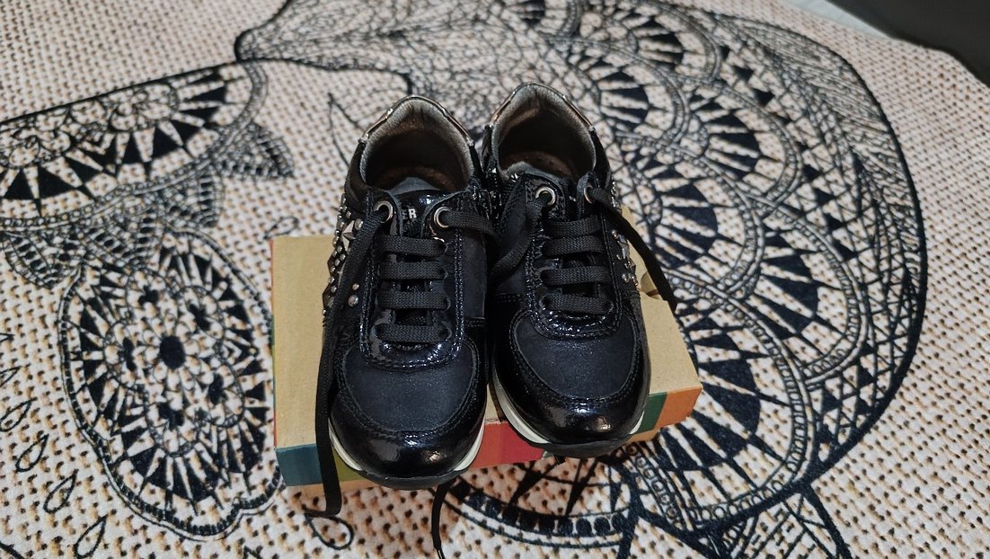 Siyah Rugan kız cocuk  Ayakkabı - Görsel 2