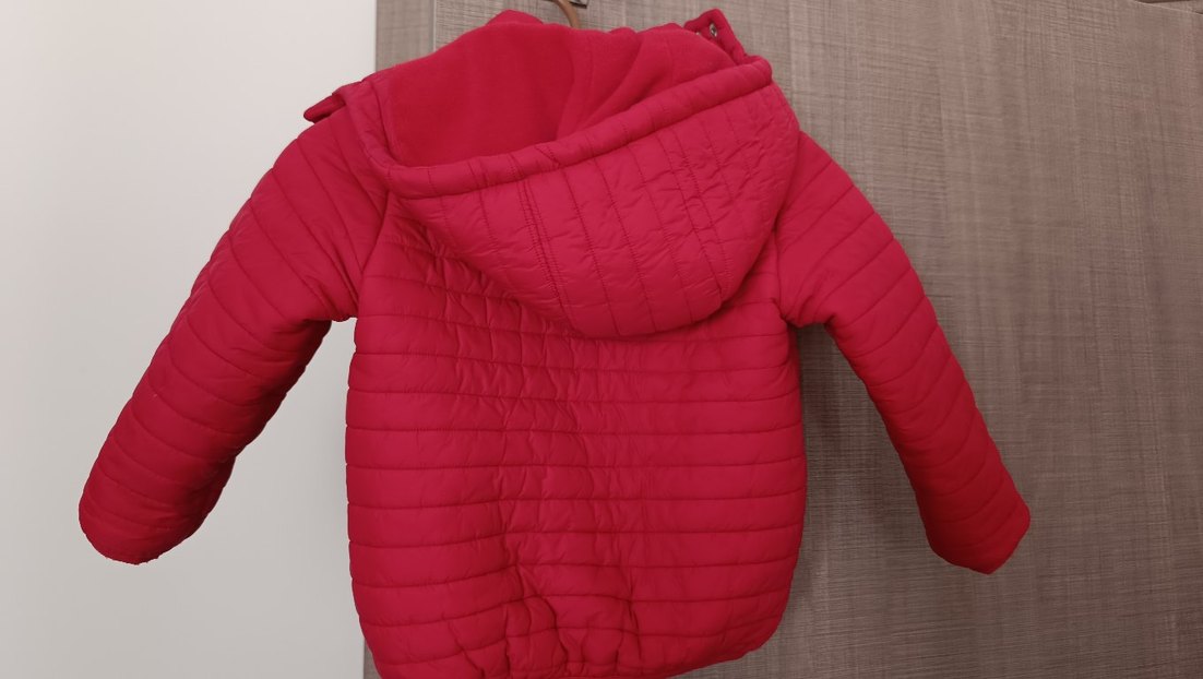 Kırmızı Fermuarlı  Mont - Görsel 3