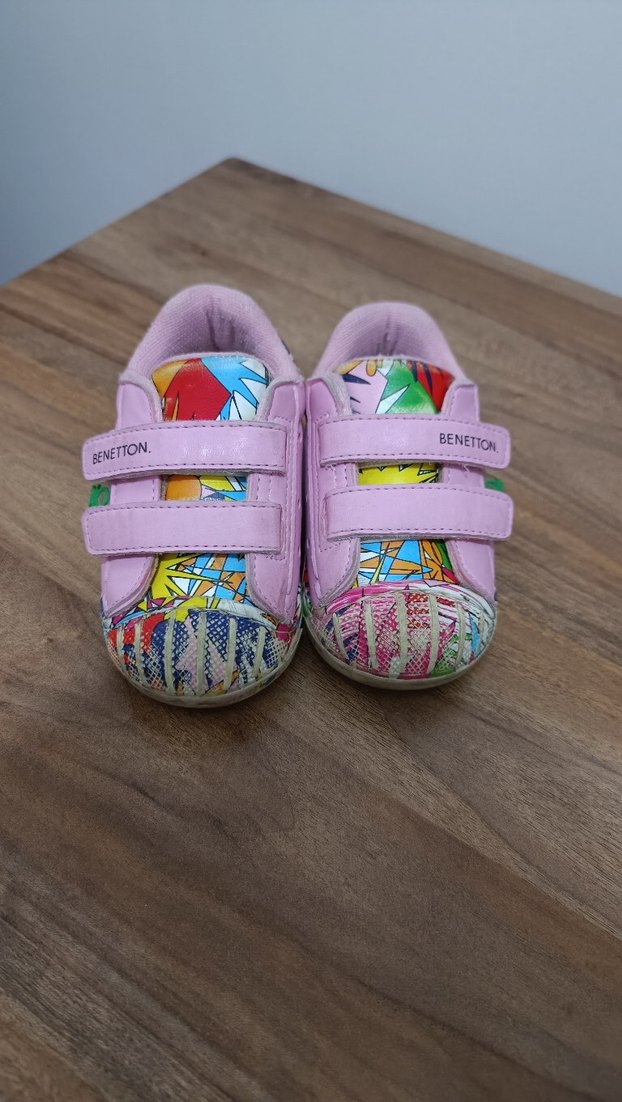 Benetton pembe çocuk spor ayakkabı - Görsel 2