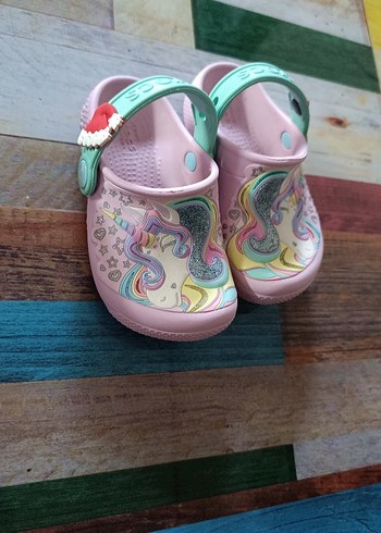 Unıcorn clog crocs terlik