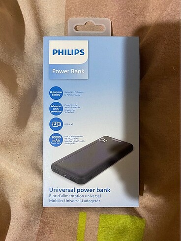 Philips DLP1810NB 10.000 mAh powerbank