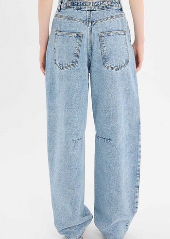 beli tokalı baggy pantolon - Görsel 6