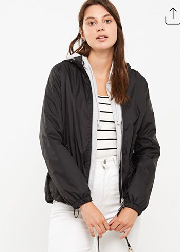 Kadın kapüşonlu yağmurluk - Görsel 4