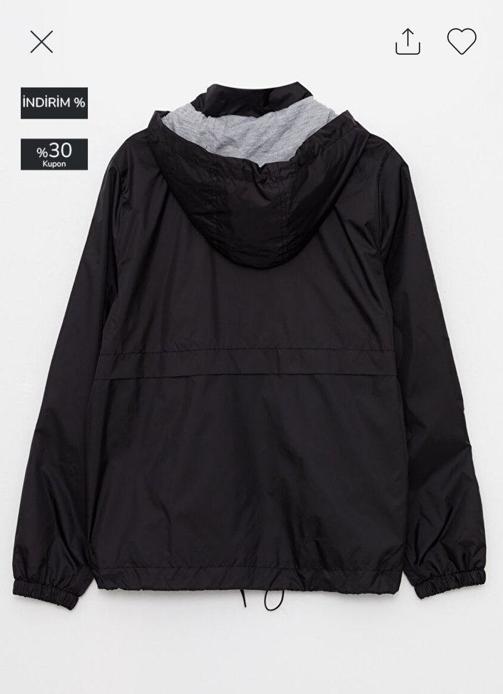 Kadın kapüşonlu yağmurluk - Görsel 2