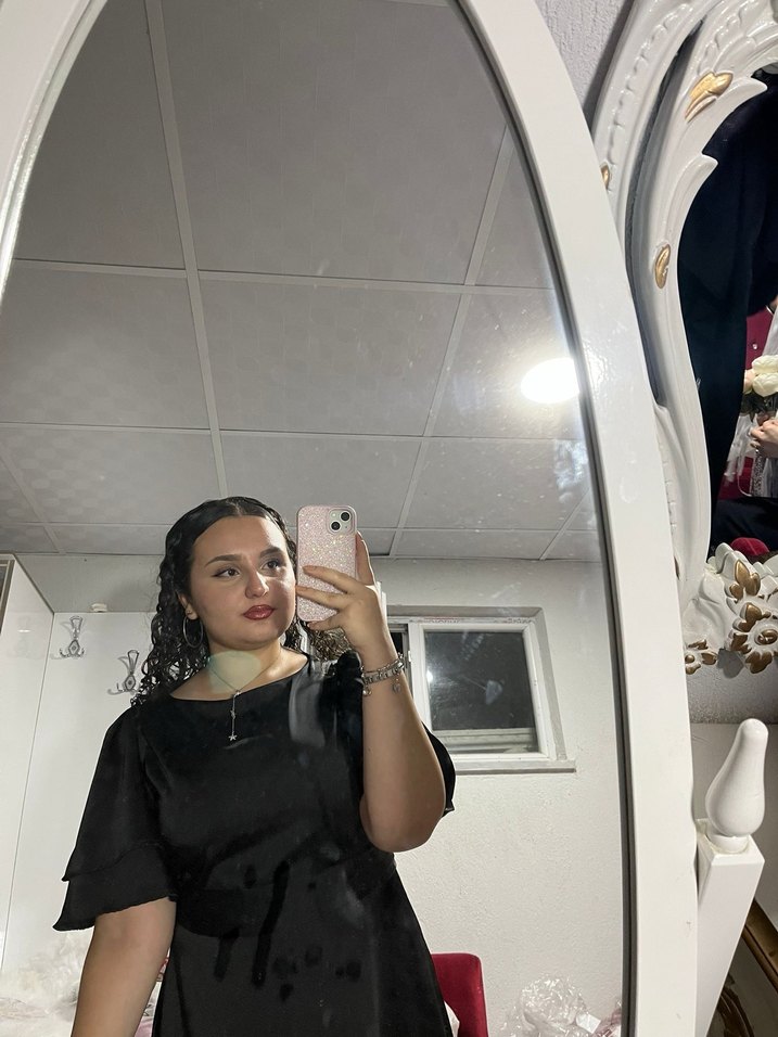 Kadın Saten Abiye - Görsel 2