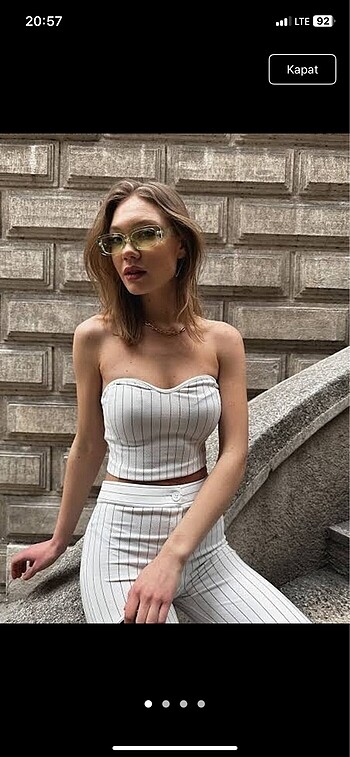 Straplez crop