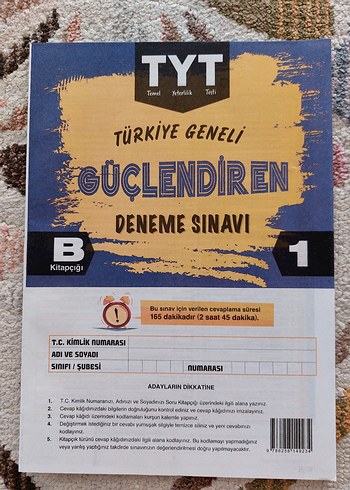 Beden 4 Tane TYT AYT Denemesi