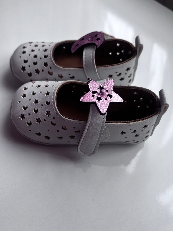 Kız Bebek Beyaz İlk Adım Ayakkabısı - Görsel 3