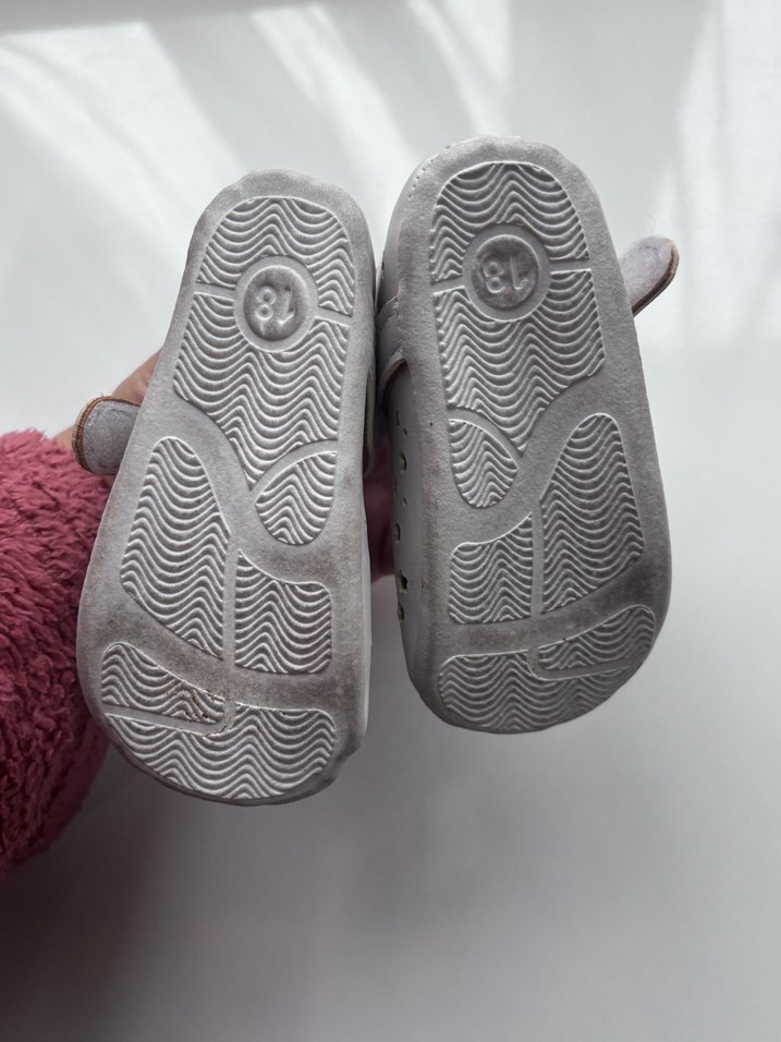 Kız Bebek Beyaz İlk Adım Ayakkabısı - Görsel 2