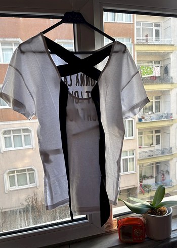 Gri Baskılı Hamile Tişörtü, Rahat Kesim - Görsel 2