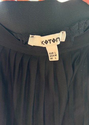 Parçalı Siyah Piliseli Uzun Etek - Görsel 2