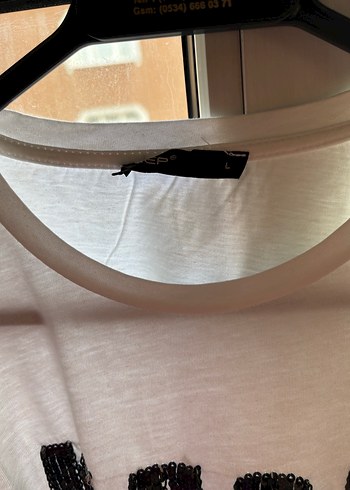 MSGM Metal İşlemeli Gri Tişört - Görsel 2