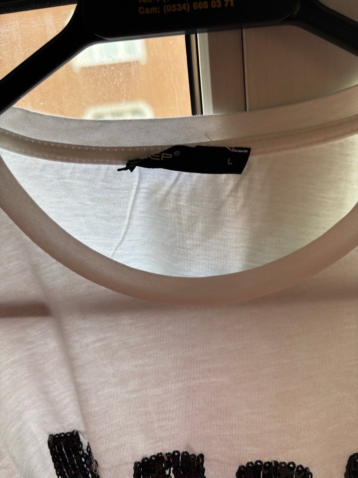 MSGM Metal İşlemeli Gri Tişört - Görsel 2