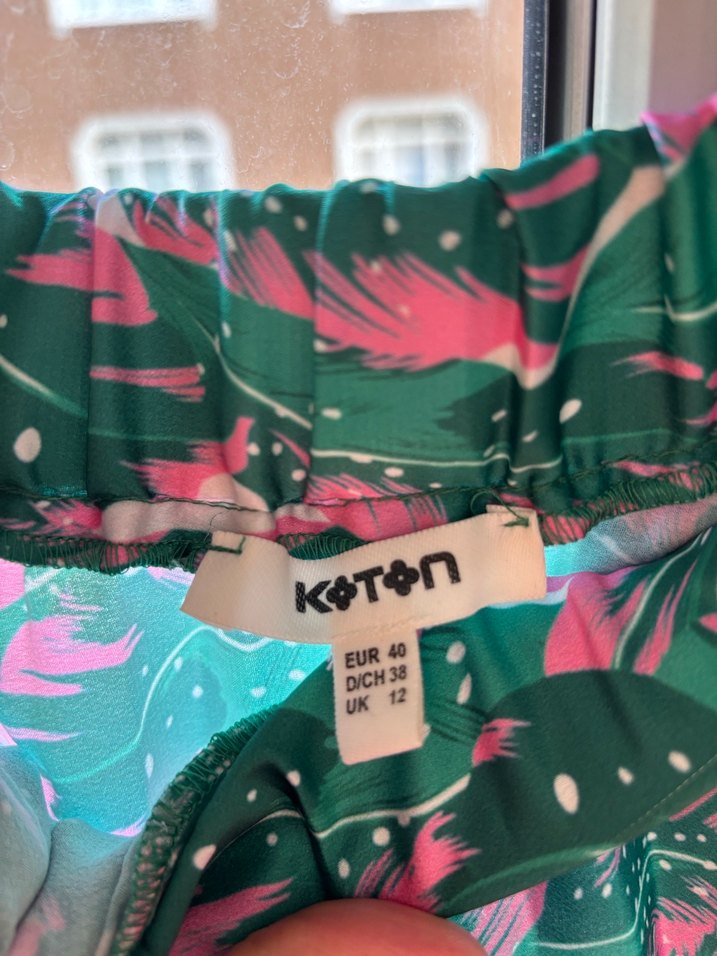 Yeşil Pilili Uzun Bohem Etek - Görsel 3