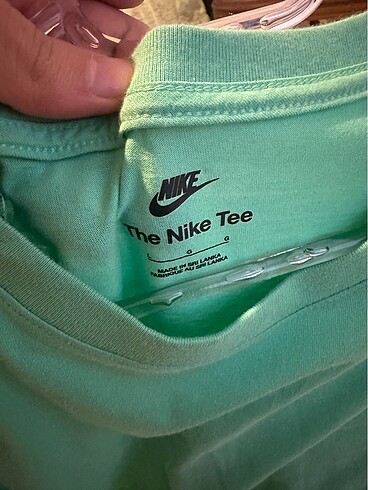 l Beden turkuaz Renk Orijinal nike t-shirt