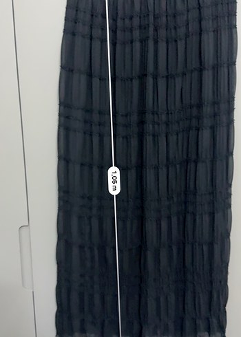 Siyah Pileli Uzun Tül detaylı Etek - Görsel 6