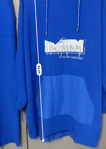 Kadın Mavi Rahat Kesim Eşofman Takımı - Görsel 8