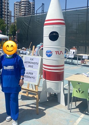 Kadın Mavi Rahat Kesim Eşofman Takımı - Görsel 9