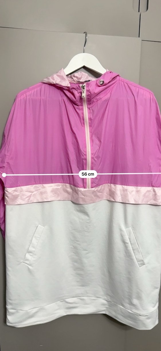 Pembe Kapüşonlu Midi Yağmurluk - Görsel 3