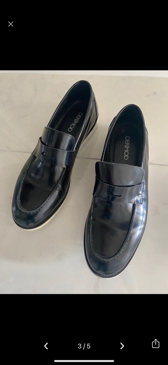 DERIMOD Siyah Erkek Klasik Ofis Ayakkabısı - Görsel 2