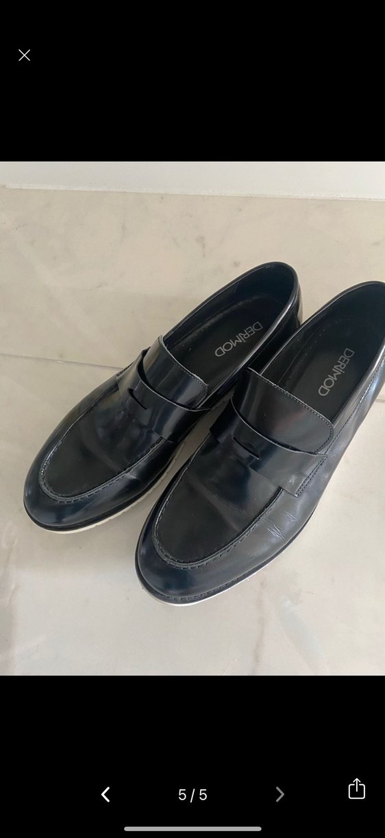 DERIMOD Siyah Erkek Klasik Ofis Ayakkabısı - Görsel 5