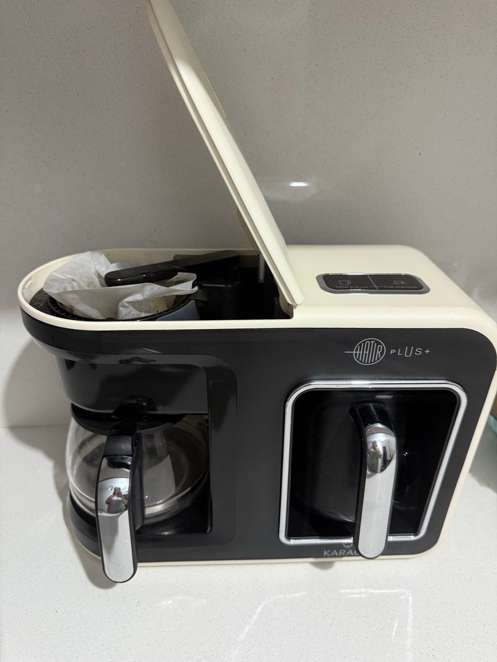 Karaca Beyaz Kahve Makinesi 2 si 1 arada - Görsel 2